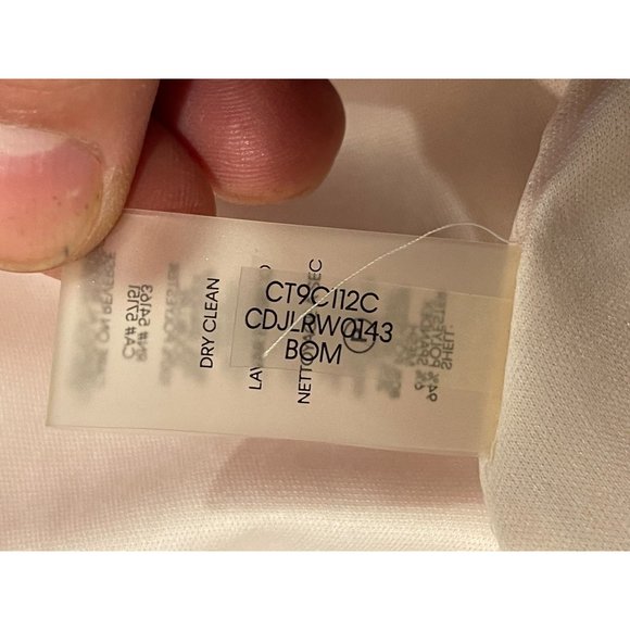 Calvin Klein Women Fit & Flare Dress Illusion Mesh Trim CT9C112C Pink Size 4P - Picture 10 of 10